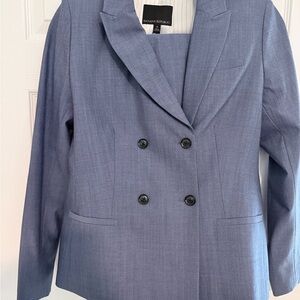 Banana Republic Women's Double-Breasted Blue Blazer & Pants Suit